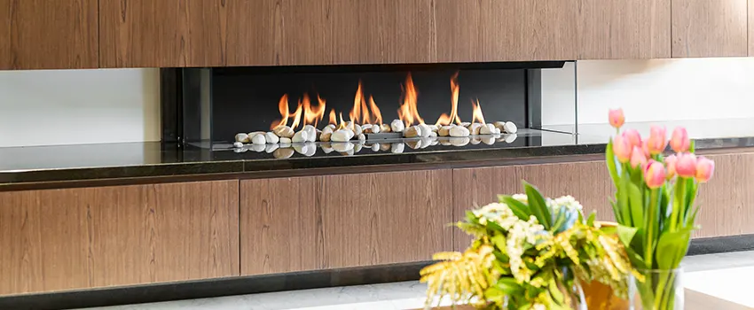 Double-height Fireplace Design Refurbishment in Twinsburg, Ohio