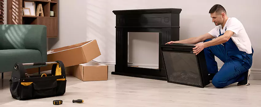 Old Rusted Metal Fireplace Repair And Replacement in Twinsburg, OH