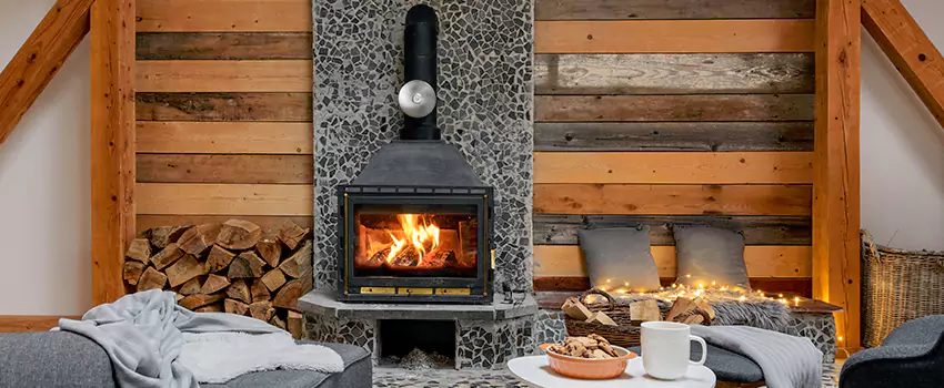 Thelin Hearth Products Direct Vent Gas Stove Fireplace Inspection in Twinsburg, Ohio